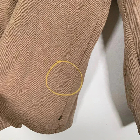 Timberland Sweater Men’s Medium Brown 1/4 Zip Pullover Sweater - Picture 6 of 8